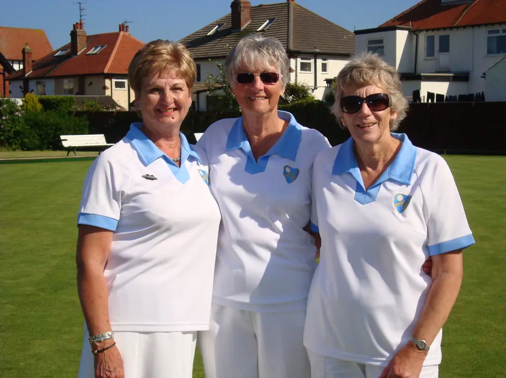 Kay Gordon, Sue Wallace and Judith Chappel as Yorkshire County Finalists in 2013